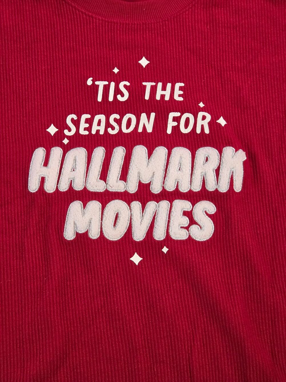 Hallmark Tis The Season Chenille Sweatshirt Sz S